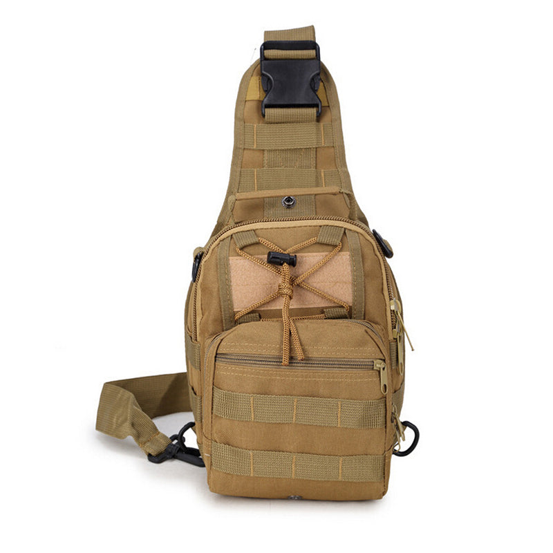 Molle Military Canvas Shoulder Bag Tactical Sling Hiking