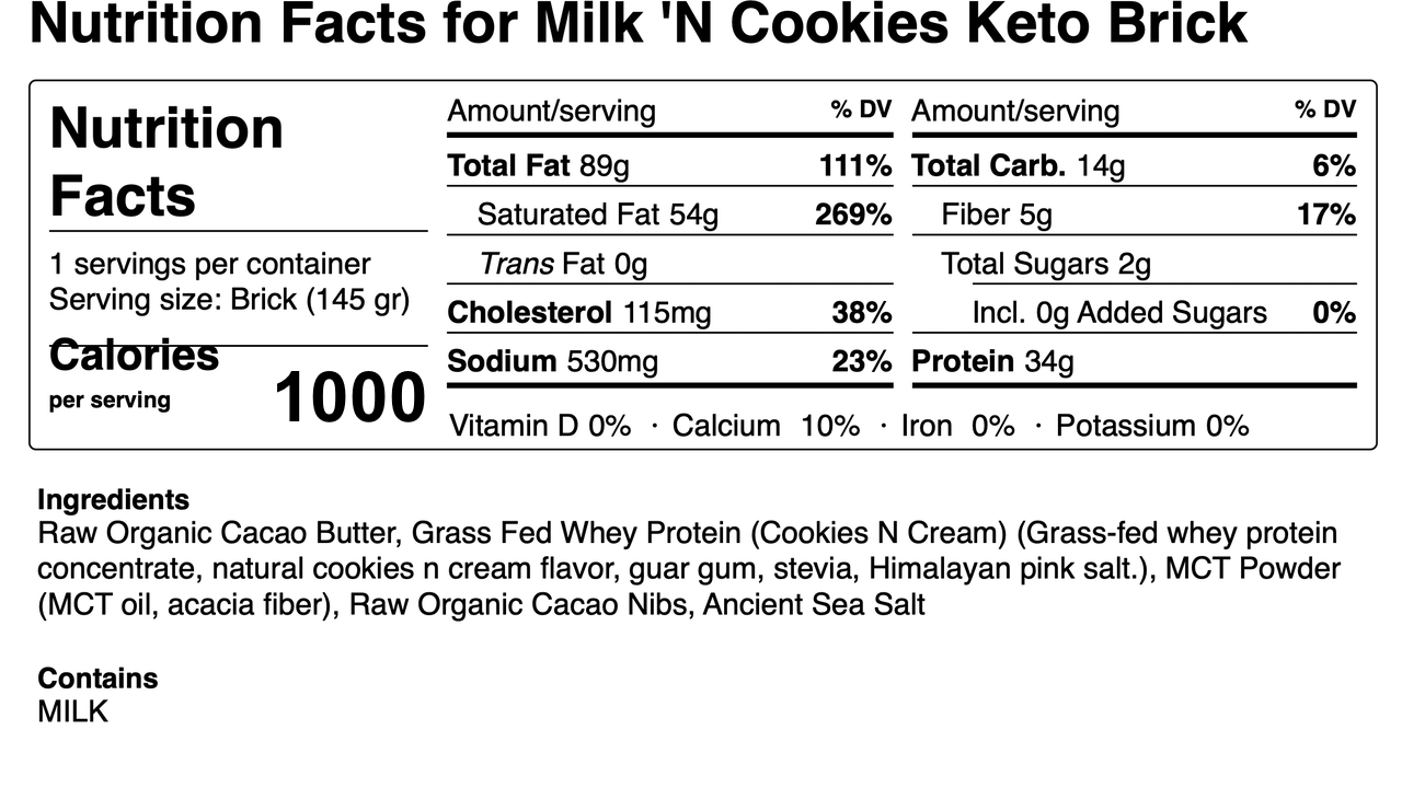 Keto Bricks