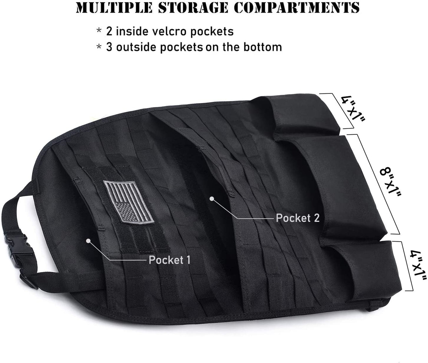 MOLLE Car Seat Organizer Car Accessories Survival Gear – Survival Gear  BSO