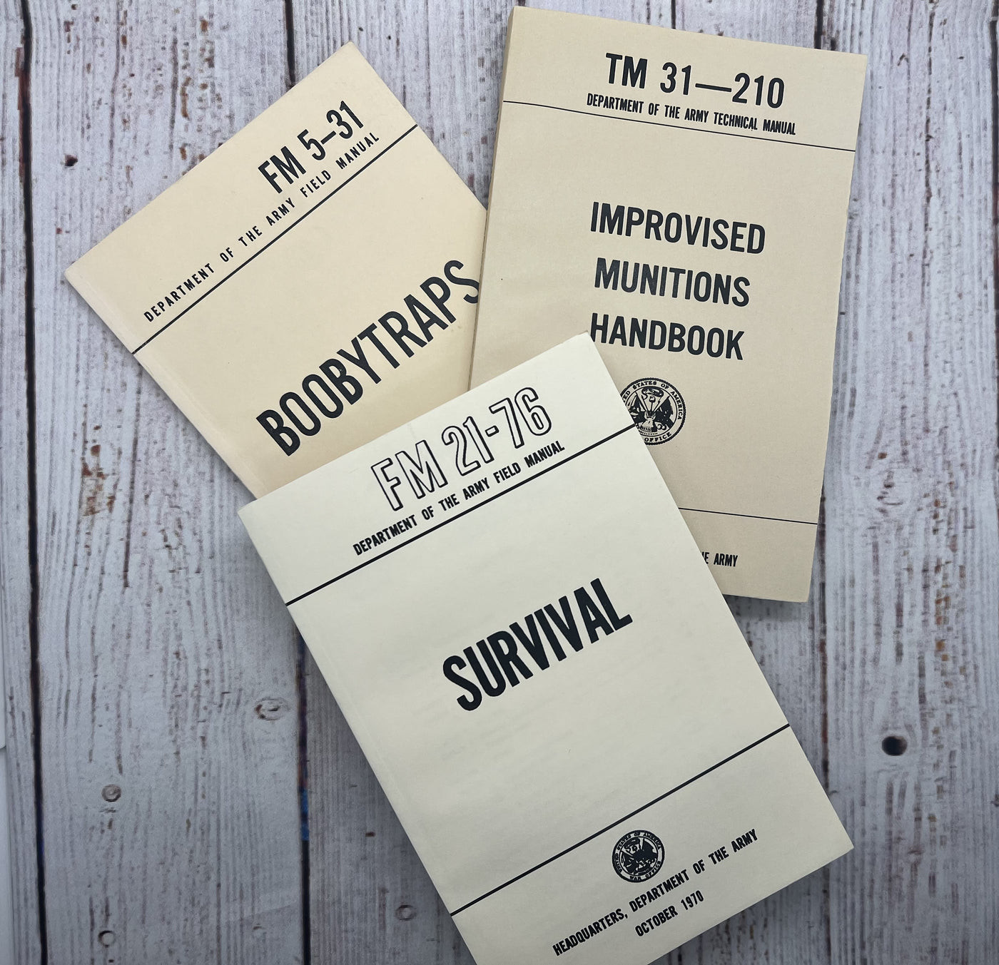 Military Manual Book Bundles