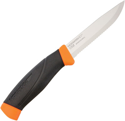 Mora Companion Serrated High Vis Orange