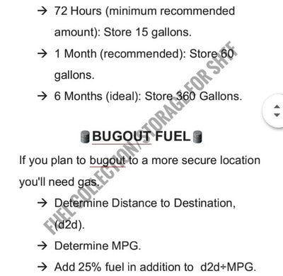 Gasoline Storage & Procurement - Preparedness Approach to Fuel