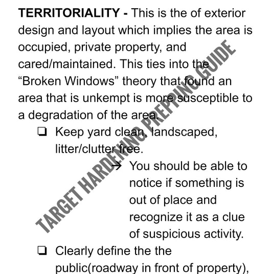 Target Hardening for Survival - Homestead or BOL Defense and Security