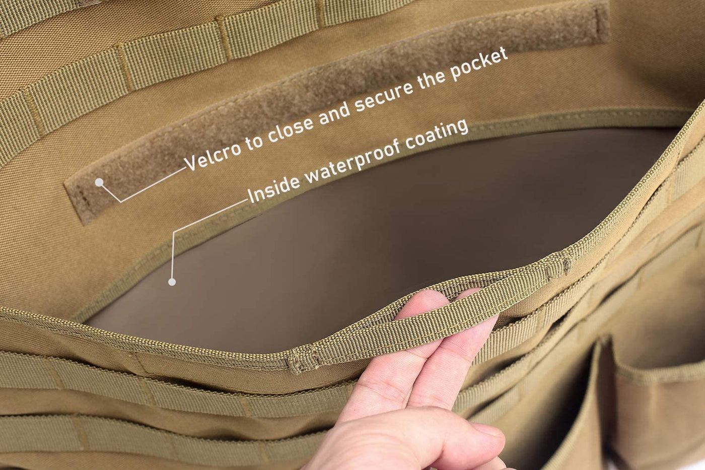 Tactical MOLLE Car Seat Organizer - Deluxe