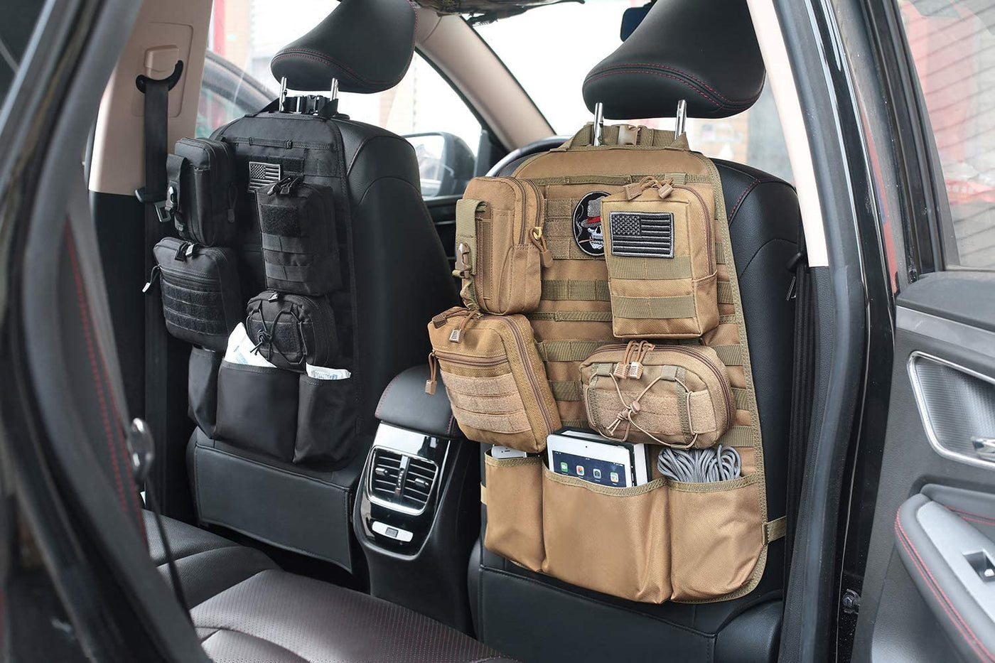 MOLLE Car Seat Organizer, Car Accessories