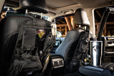 Tactical Molle Car Seat Organizer Back Multipurpose Holder Panel