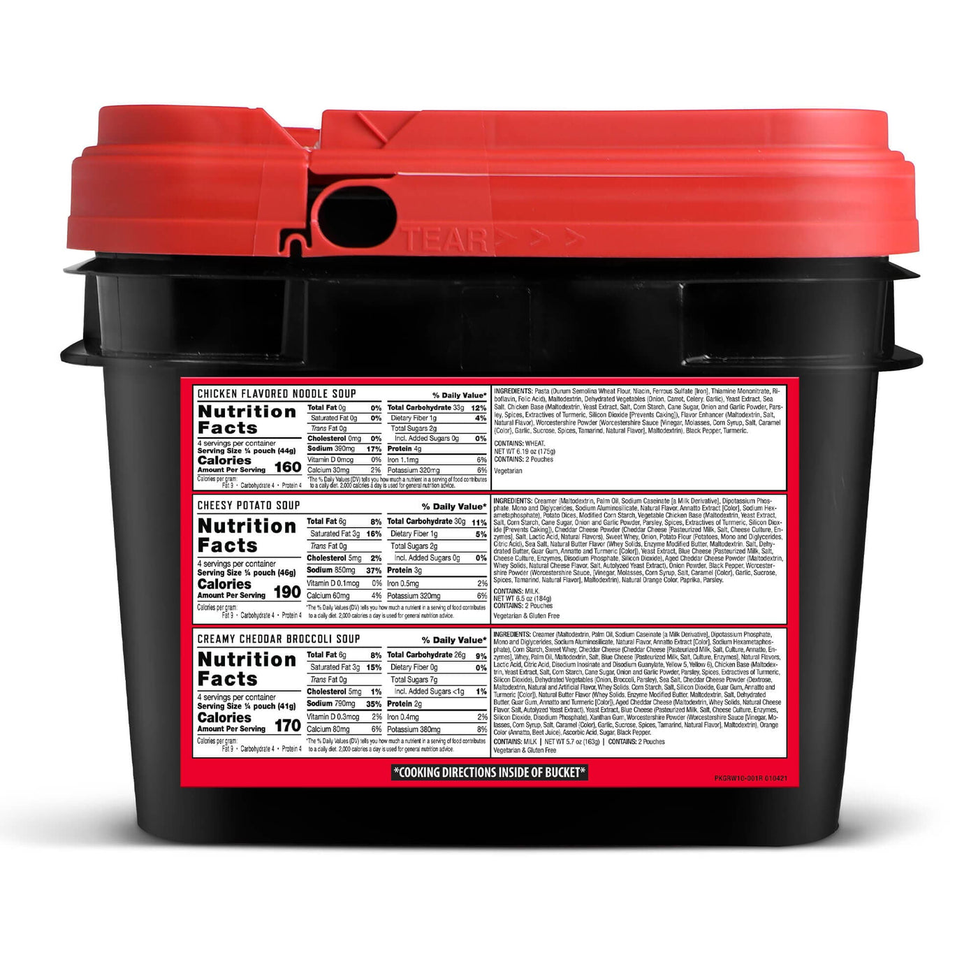 Emergency Soup Bucket - 48 Servings