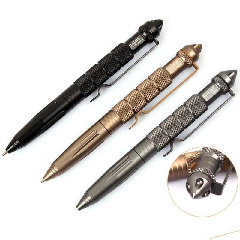 Practical Tactical Pens EDC Aluminum Glass Breaker Self Defense Tactical Survival Pen Multi-function Camping Tool for Writing