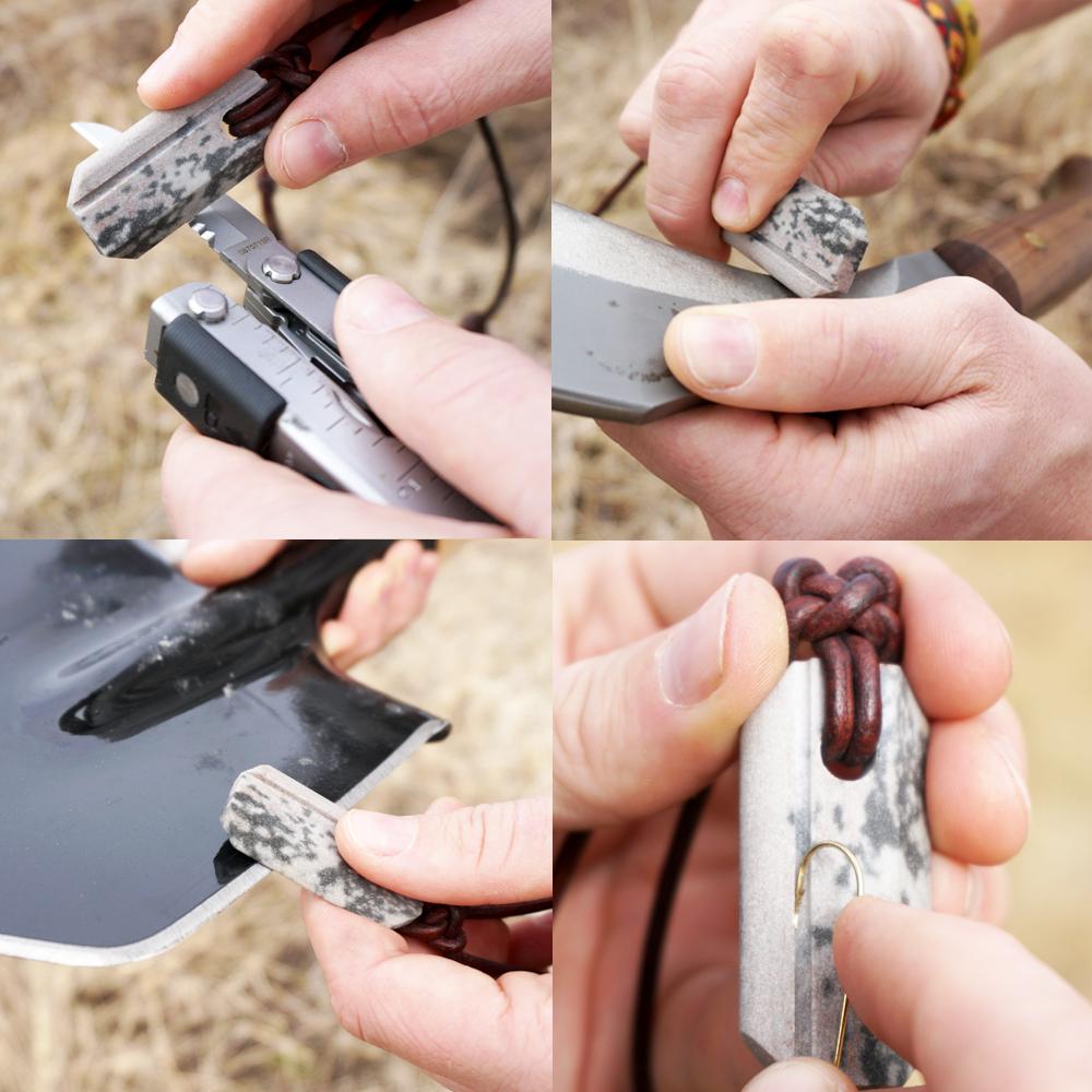Viking Whetstone Necklace by Wazoo Survival Gear (Uncommon Variation)