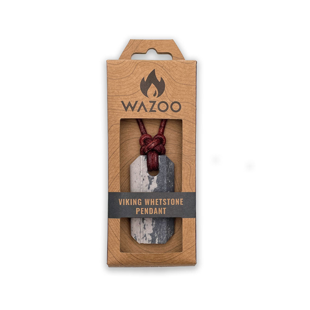 Viking Whetstone Necklace by Wazoo Survival Gear (Uncommon Variation)