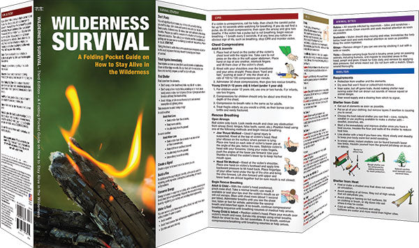 Wilderness Survival Guide (Laminated) – Survival Gear BSO