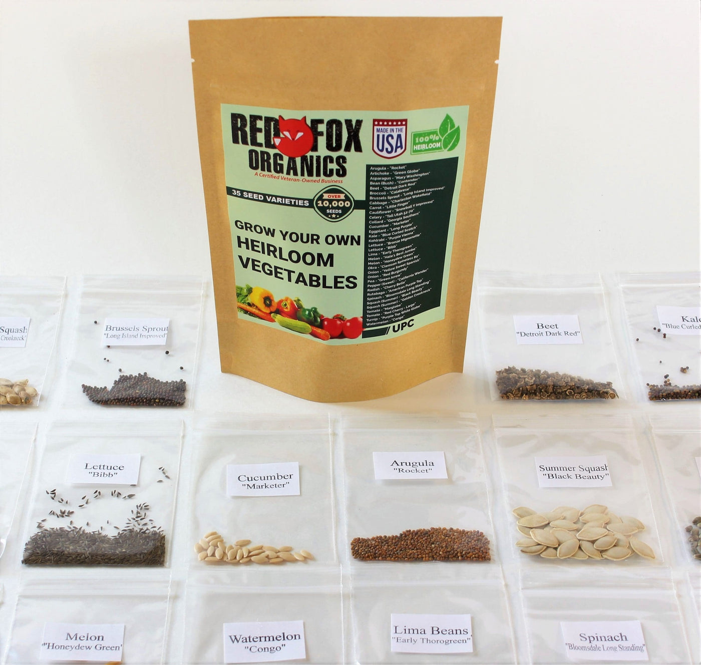 Heirloom Vegetable Seed Kit