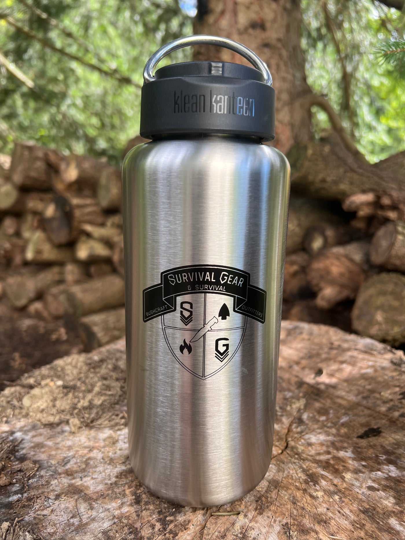 Kleen Kanteen 40 oz Wide Mouth Water Bottle