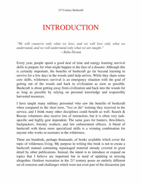 21st Century Bushcraft: Wilderness Skills For The Modern Day