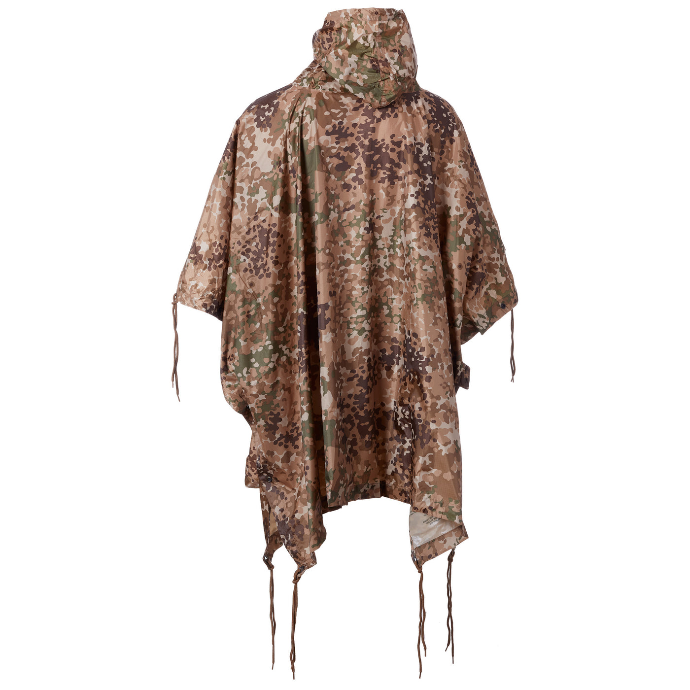 MIL-TEC® Ripstop Poncho - ARID®/Fleck Camo