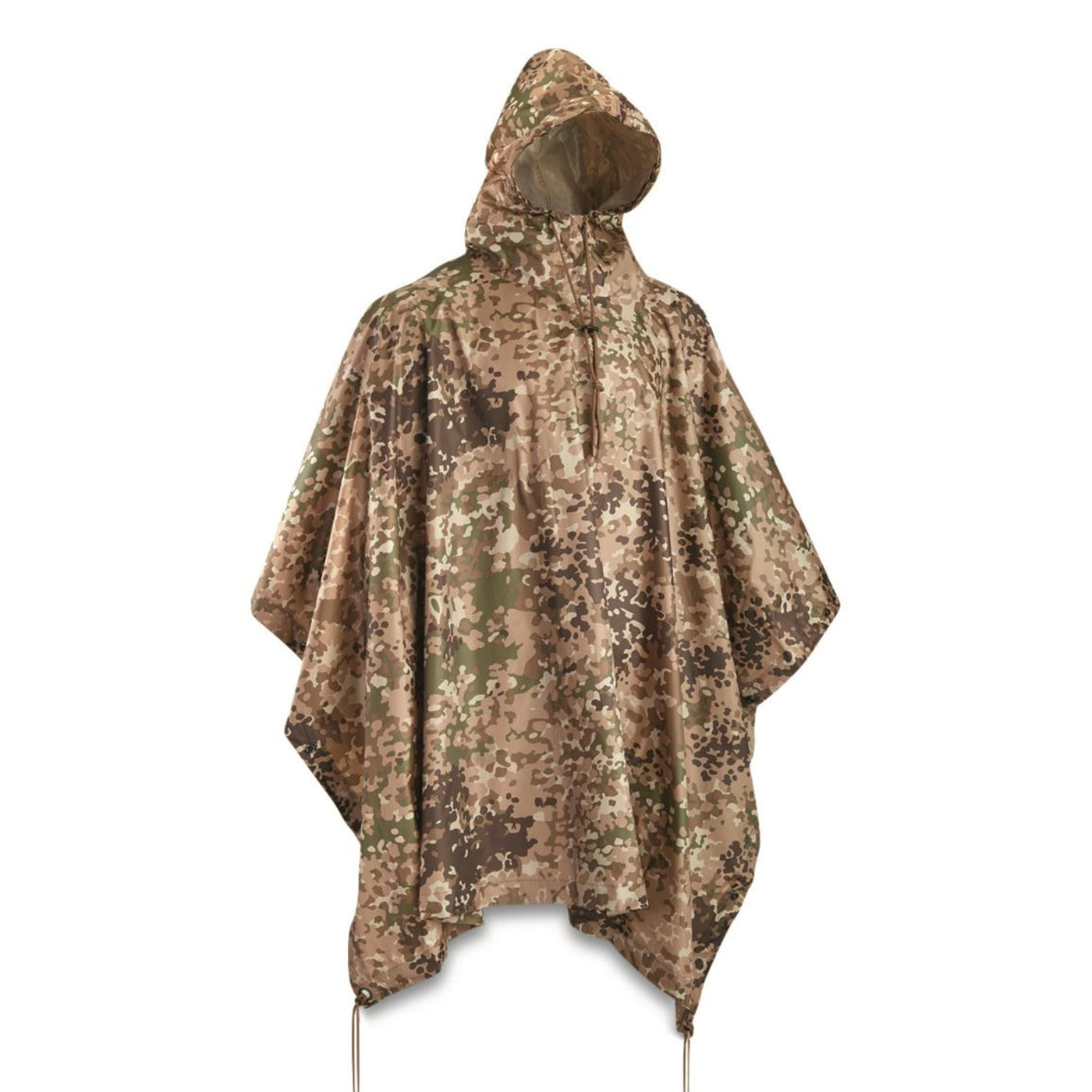 MIL-TEC® Ripstop Poncho - ARID®/Fleck Camo