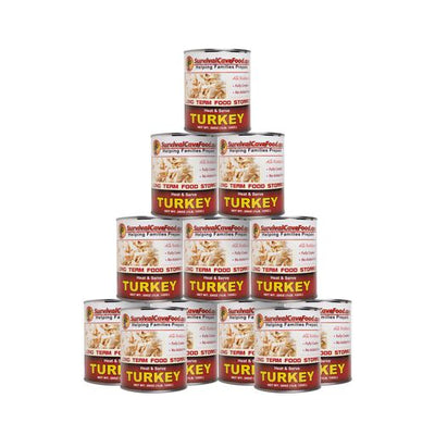 Canned Turkey Full Case -  28oz. cans (12 cans/1 case)