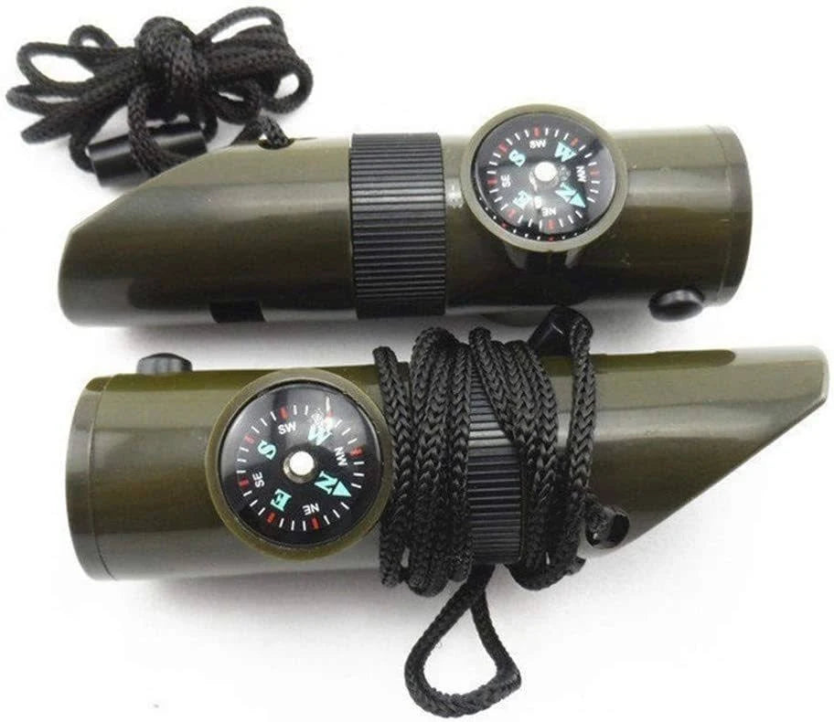 Compass whistle survival tool deals
