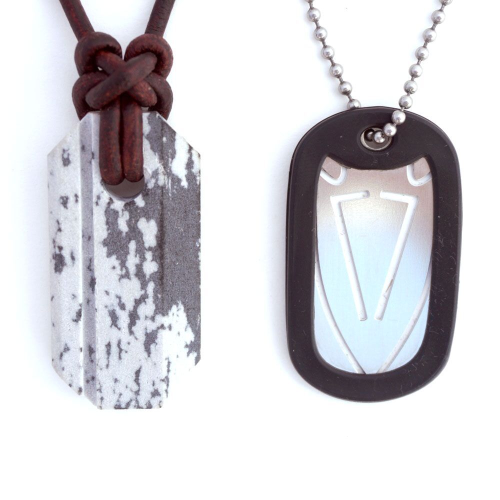 Viking Whetstone Pendant | Sharpening Necklace by Wazoo