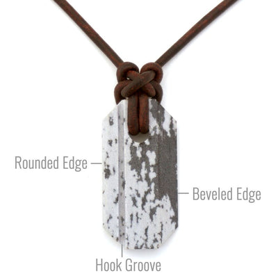 Viking Whetstone Pendant | Sharpening Necklace by Wazoo